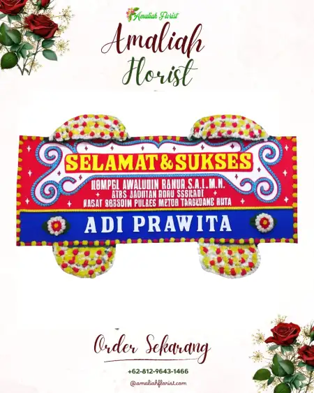 Papan Bunga Ucapan Selamat Makarti Jaya