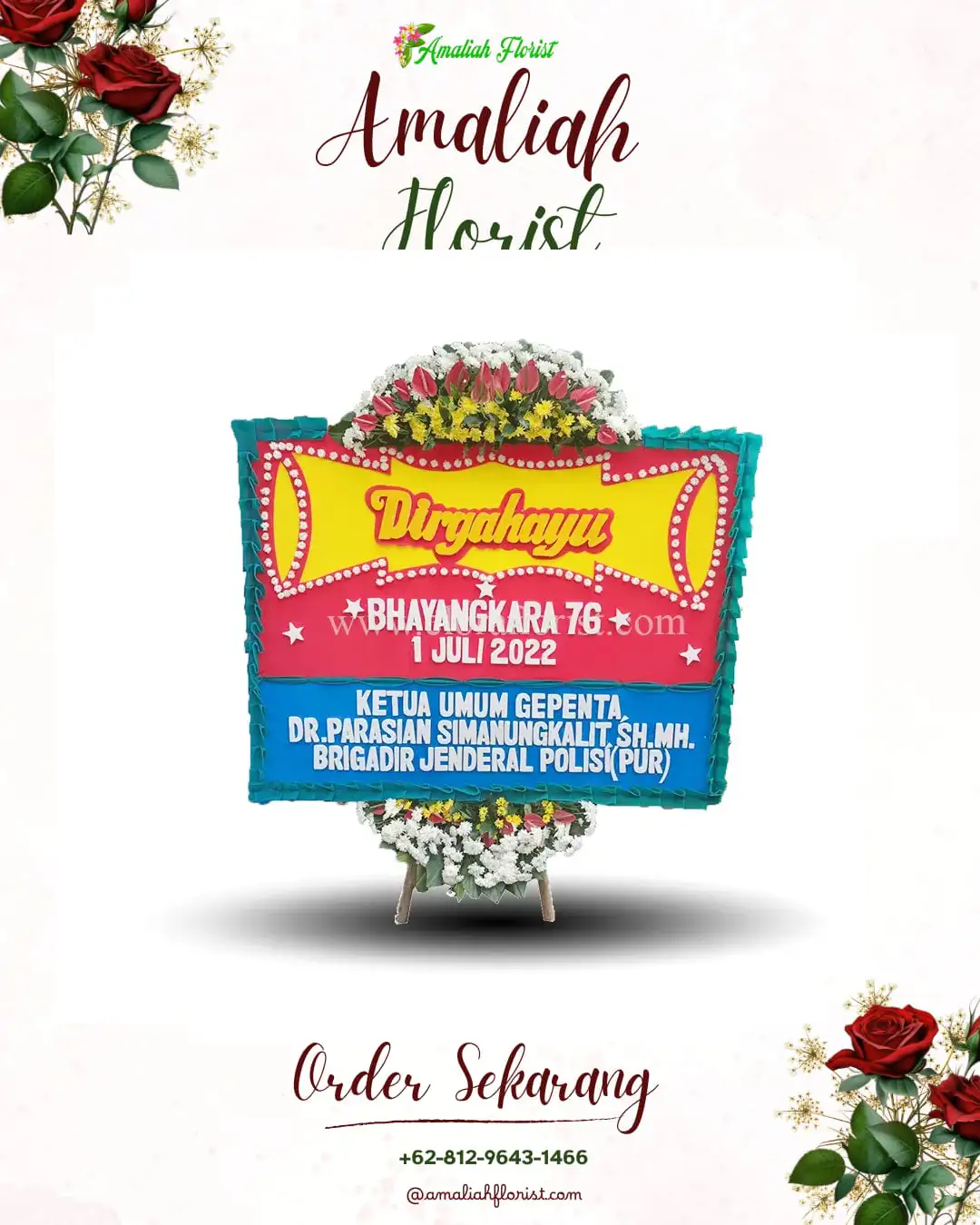 Papan Bunga HUT Ulang Tahun Makarti Jaya
